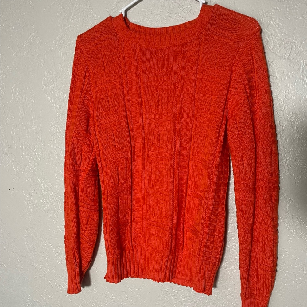 J. G. Hook Nautical Orange Sweater